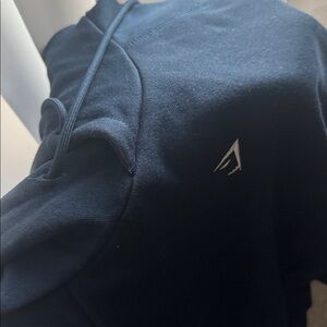 Gymshark Black Cropped Hoodie with Subtle Logo